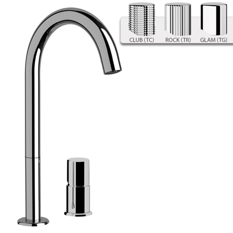 TG655L Смеситель для умывальника DANIEL RUBINETTERIE Trilogy - Вид №1