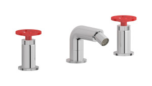 Смеситель для биде с 3 отверстиями и поворотным горлышком