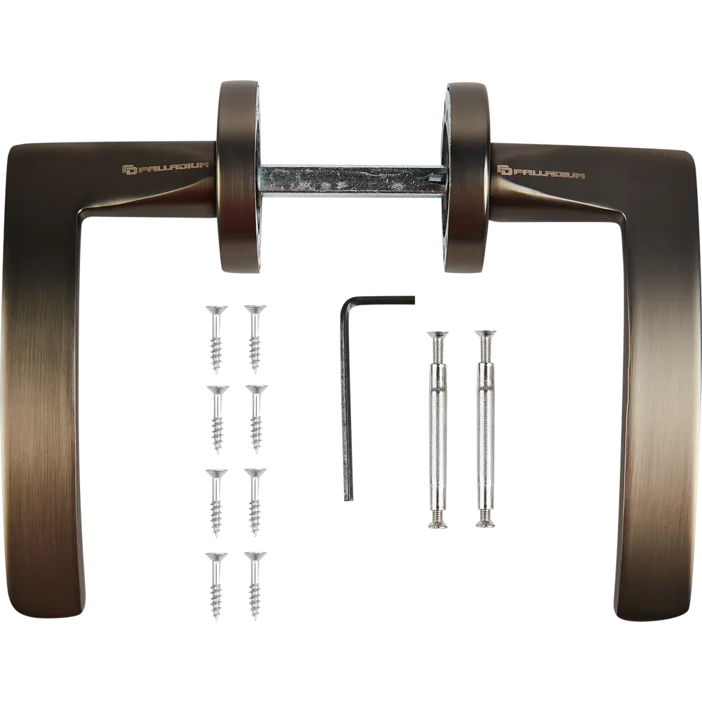 Дверные ручки Palladium Lavinium в графитовом исполнении для межкомнатных дверей 85081863 STLM-0058322 - Вид №1