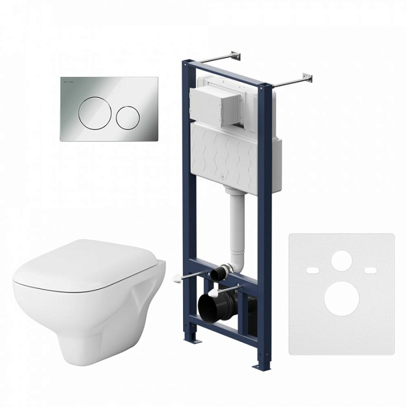 IS49051.801700 Инсталл с клав Pro L глянц хром с подв унит FlashClean с сид м/л AM.PM Like