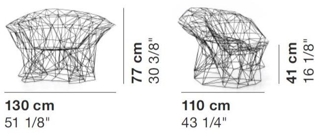 La Cividina Стальное кресло с подлокотниками Filinea sun-id-1356133 - Вид №6