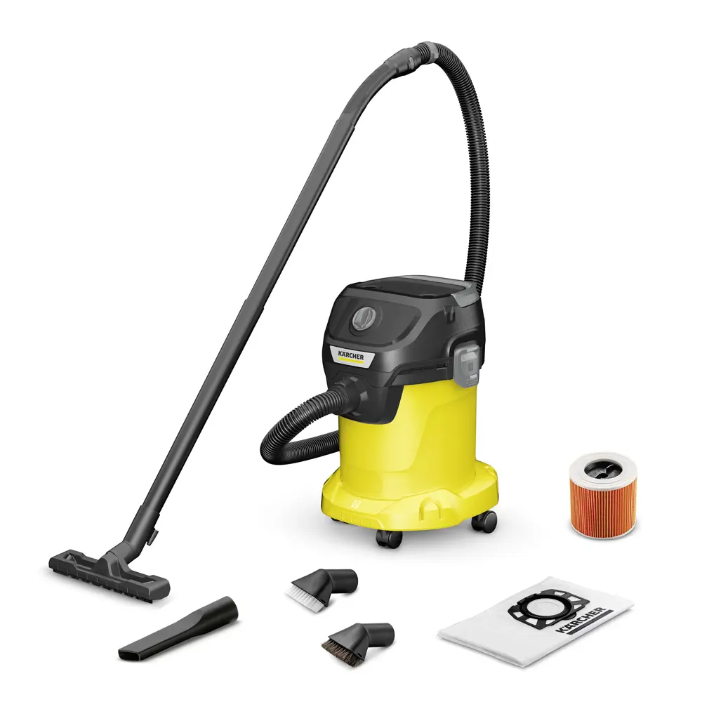 Пылесос строительный Karcher KWD 3 V-17/4/20 SUC, 1000 Вт, 17 л 84277978 STLM-2194178 