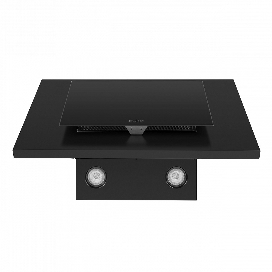 TOWER Light 60 Black Glass Black Вытяжка tower light 60 чёрный/чёрное стекло/ • тип: настенная• цвет: черный• управление: кнопочное• ширина, мм: 600• полная потребляемая мощность, вт: 150• количество скоростей: 3• максимальная производительность, м3/ч: 47 Santreyd  - Вид №3