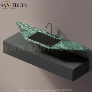 AELLN0AA11618VD Подвесная раковина настенная прямоугольная Agape Ell