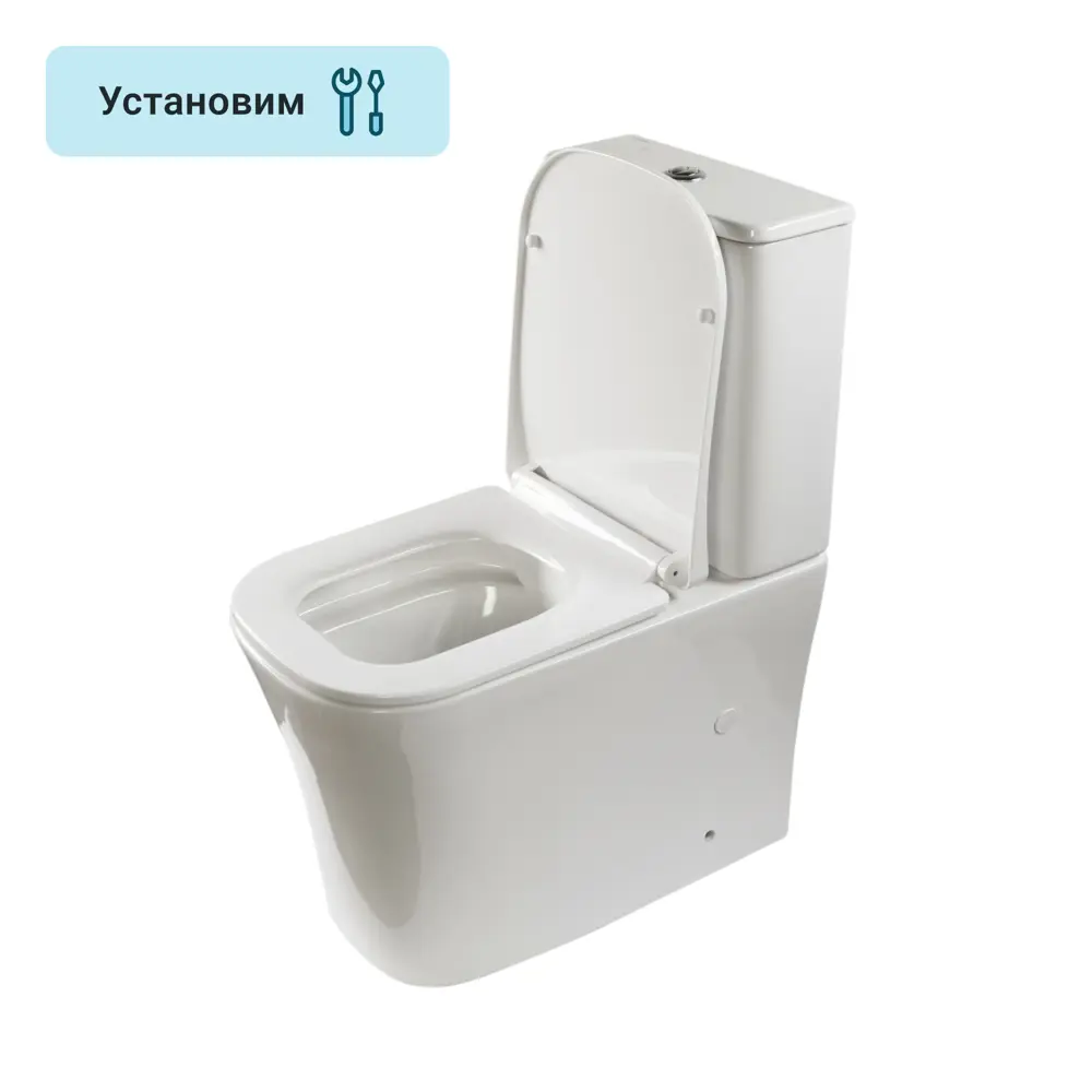 Унитаз-компакт Tiron Эридан горизонтальный выпуск двойной слив 84534018 STLM-2000746 Santreyd