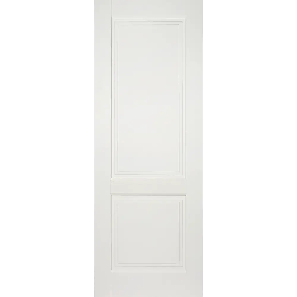 Дверь межкомнатная глухая Кристал 80x200 см цвет пломбир VELLDORIS STLM-2147418