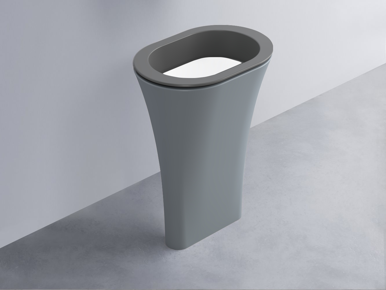 AMLA65-CM+AMPILO-BL+AMCOLO-BR Раковина Amedeo Ovale отдельностоящая cielo Enjoy + Amedeo Ceramica Cielo