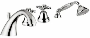 Rubinetteria Giulini Комплект для ванны с ручным душем на 4 отверстия Parigi 7365