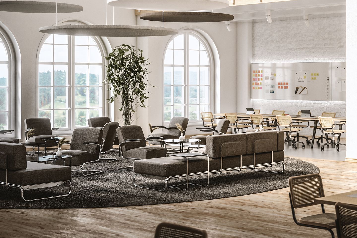 Консольное кресло с подлокотниками THONET S 411 ARCH-00071030 - Вид №5