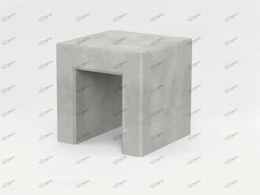 CO33 Бетонный табурет Angulus B2