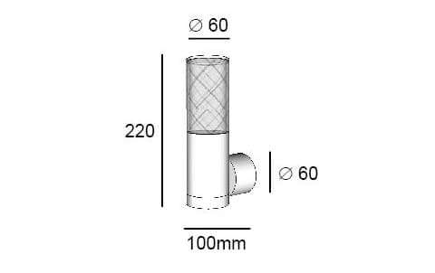 Открытый настенный светильник из нержавеющей стали In Stock третий свет ARCH-00008577 - Вид №2