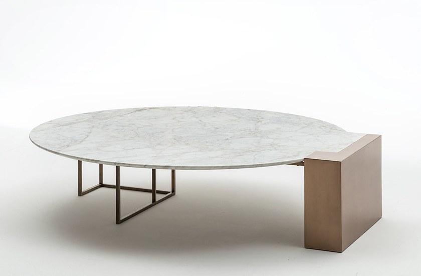 OAK Низкий мраморный журнальный столик Milano collection Sc5045 - Вид №1