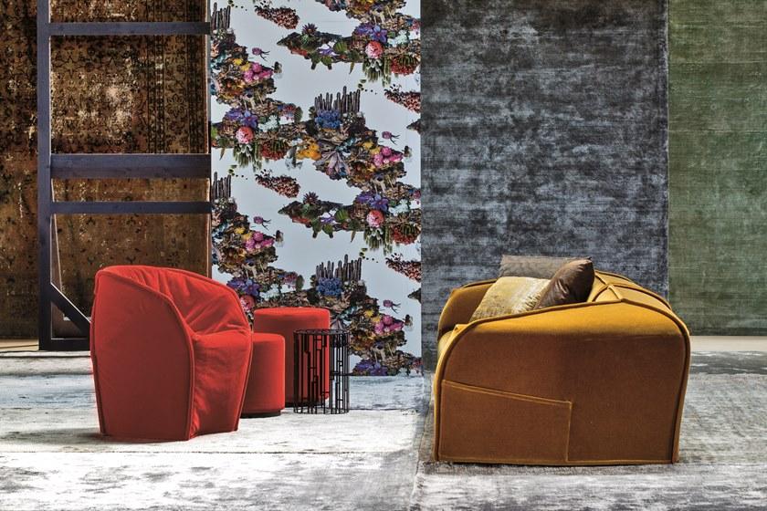 Moroso Кресло со съемным чехлом из ткани с подлокотниками M.a.s.s.a.s sun-id-1372690 - Вид №7