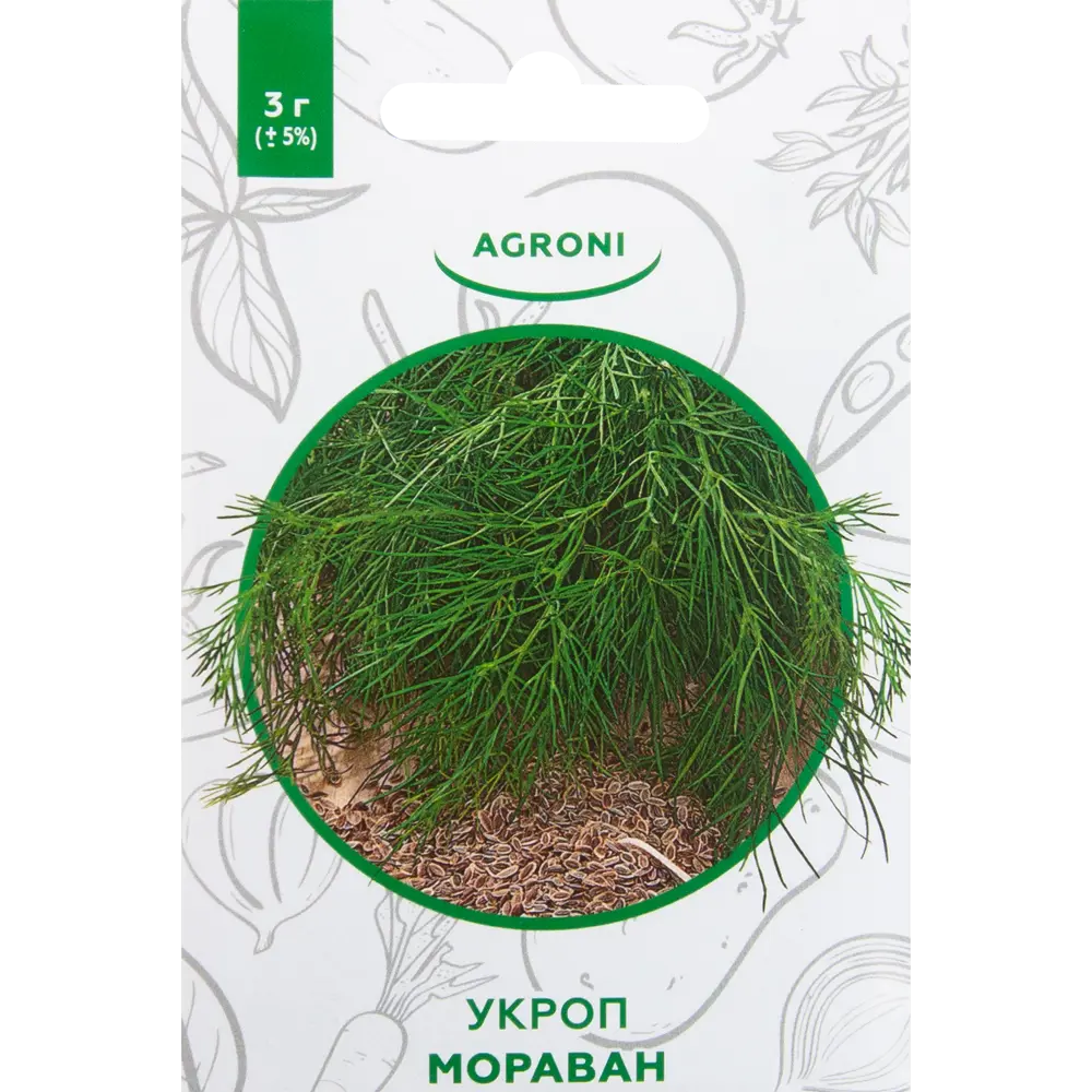 Семена Укроп «Мораван» XS AGRONI STLM-2154183