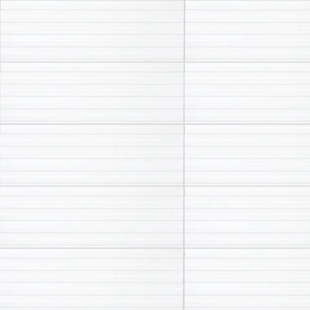 Плитка настенная Керамин Сага 7Д рельеф 90x30 см 1.35 м² цвет белый STLM-2204475 - Вид №1