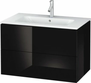 LC624104040 Тумбочка подвесная L-Cube #LC6241 820 x 481 мм Черный глянцевый лак