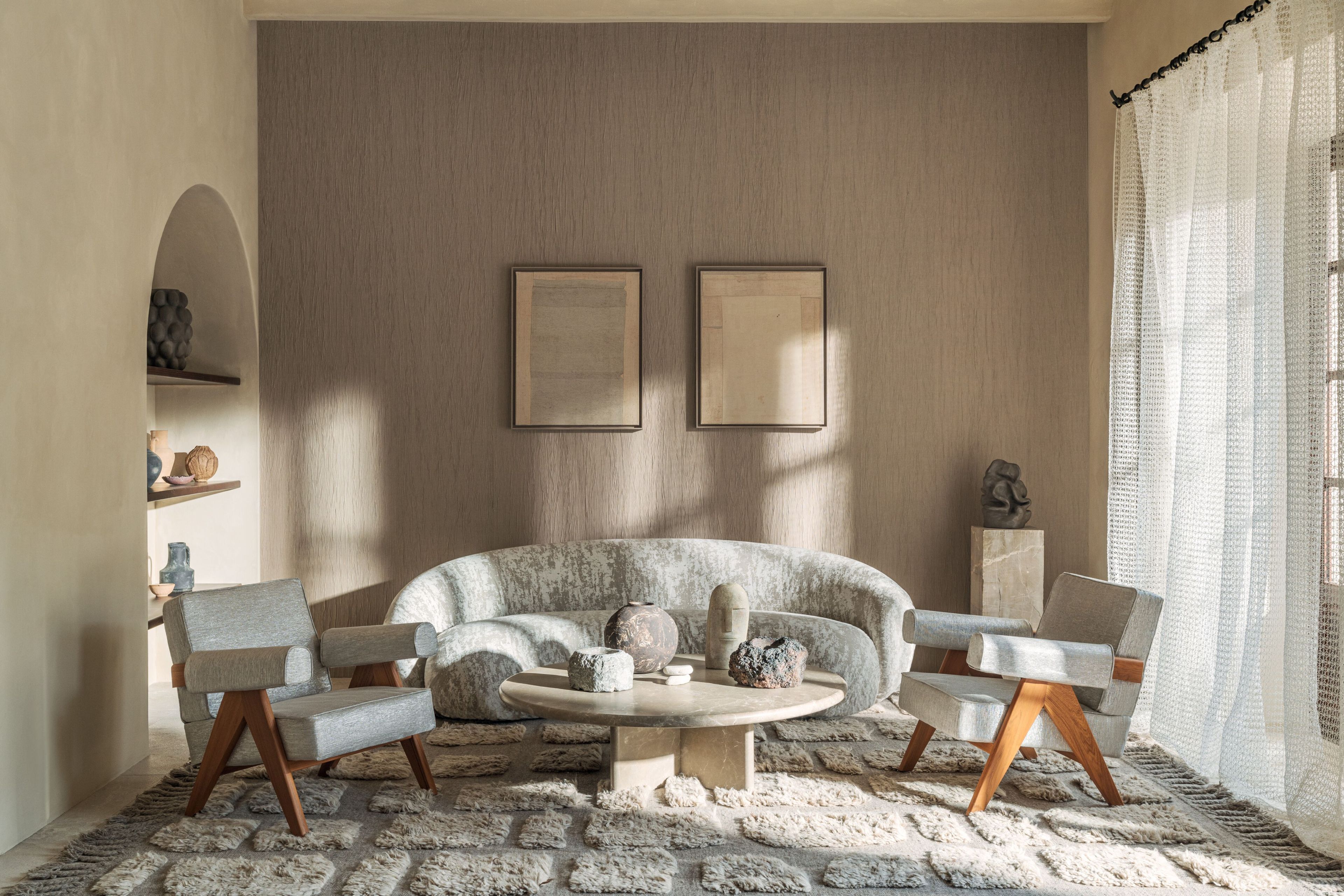 Хлопок сплошной цвет ткани Élitis Éphémère ARCH-00146856 - Вид №2