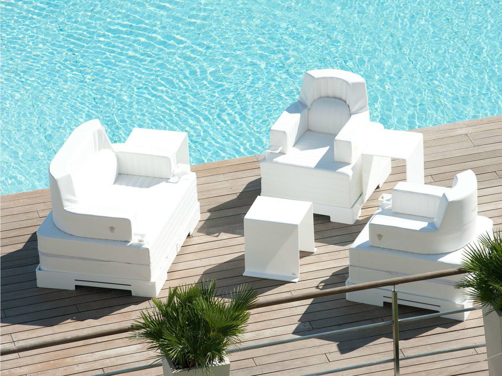 Квадратный низкий садовый столик Trona ARCH-00010225 - Вид №4