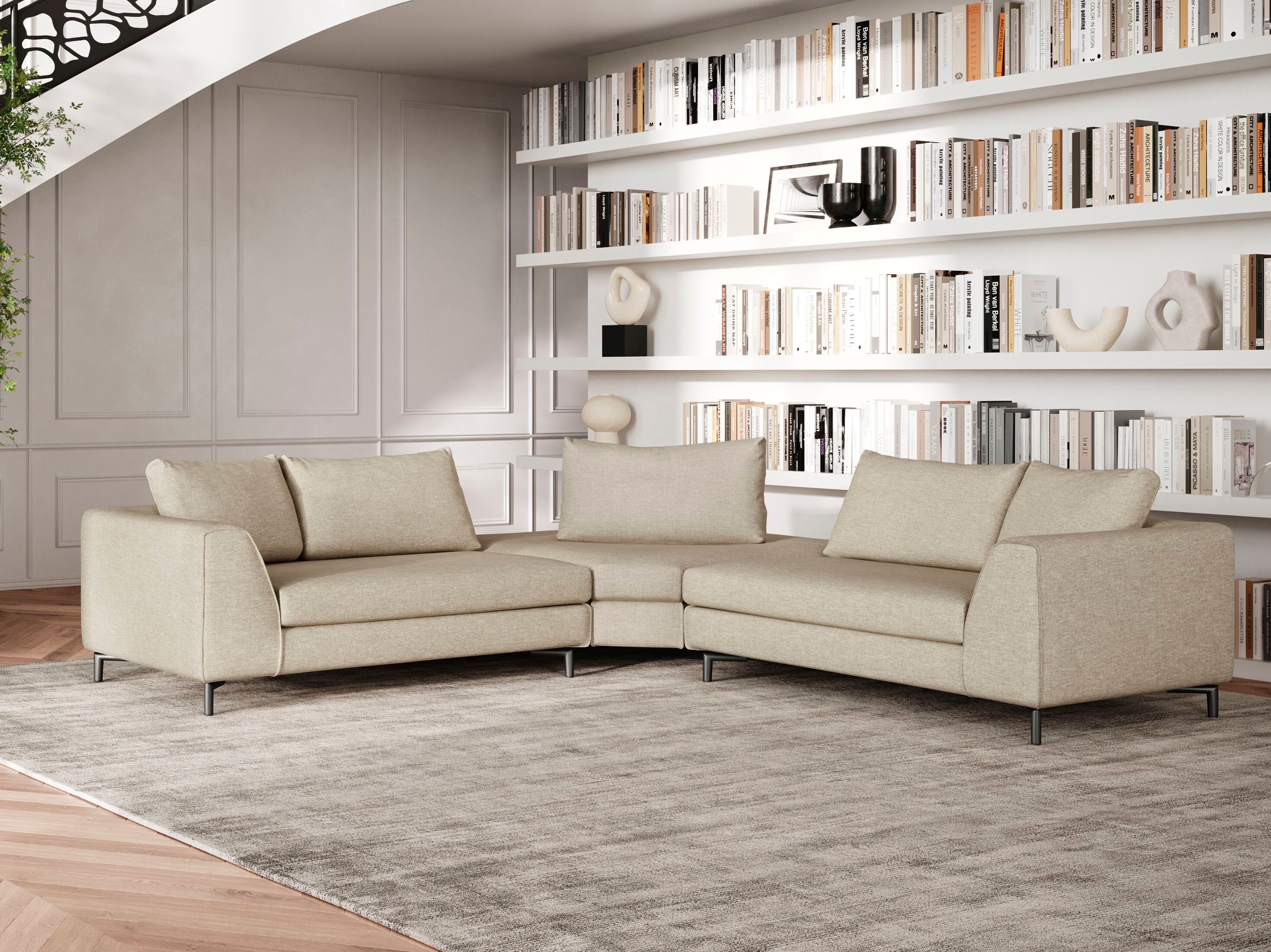 Секционный диван из ткани Felis Softliving ARCH-00054604 - Вид №1