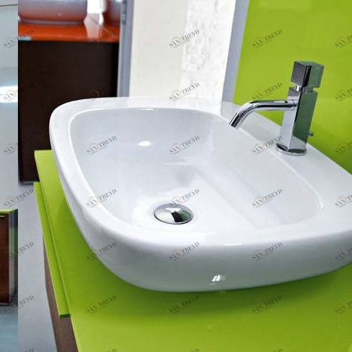 5497 Накладная раковина на столешницу  овальная Arbi 