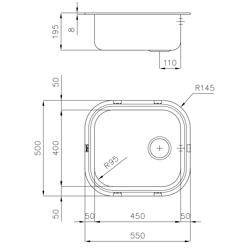 1611060 Раковина Big Bowl 161 060 Fosterspa  - Вид №1