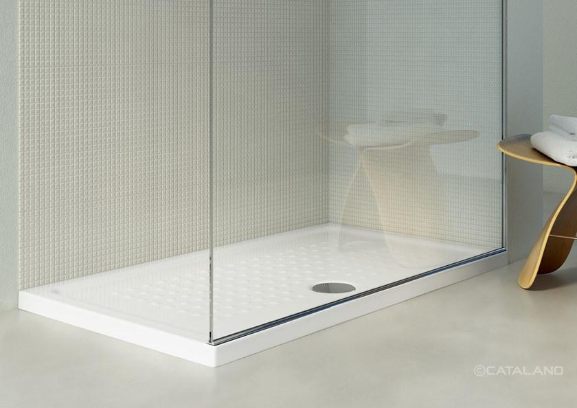CERAMICA CATALANO Нескользящий прямоугольный керамический поддон для душа H 4.5 sun-id-1352638 - Вид №4