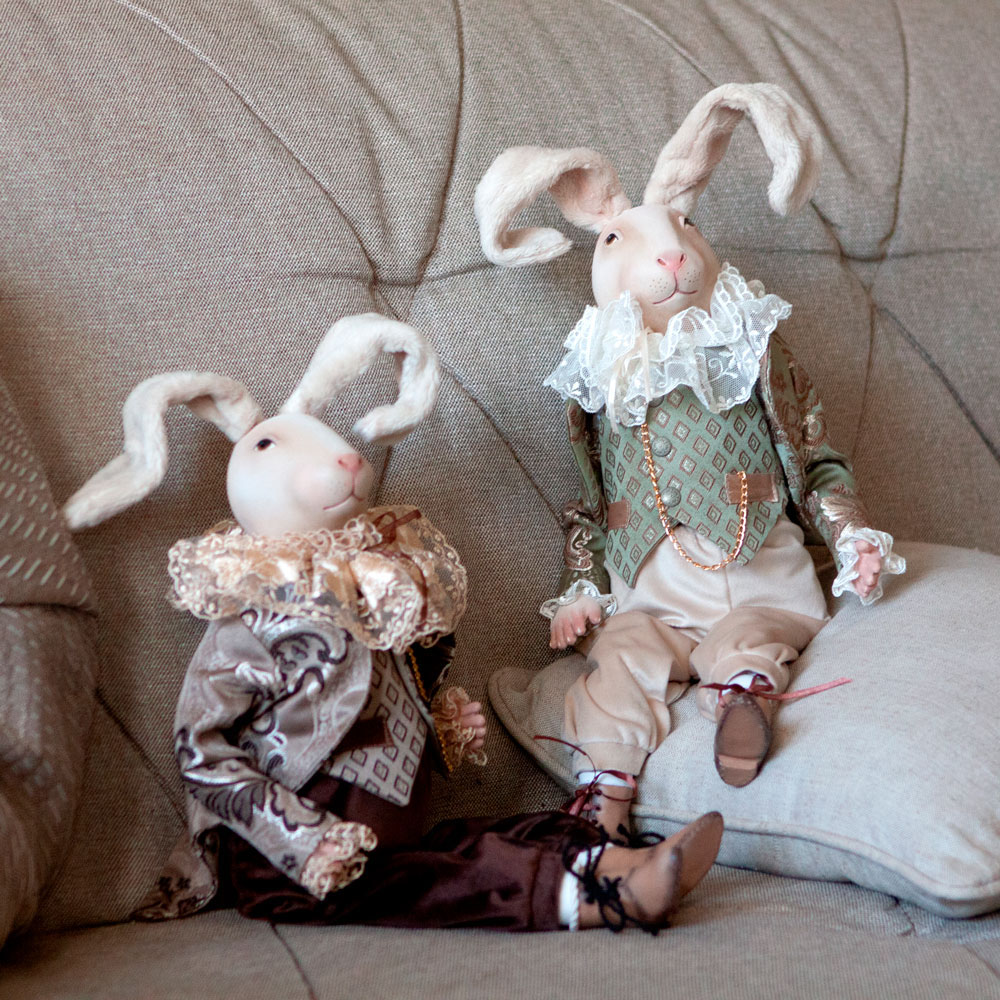 76106 Коллекционная кукла Братец Кролик Олива BOGACHO 4627179651770 - Вид №2