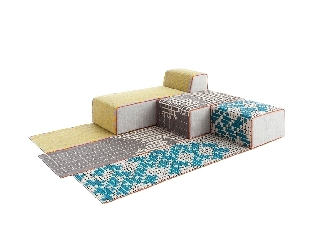 002572 Ковер Alfombras Turquoise 180 GAN Bandas - Вид №2