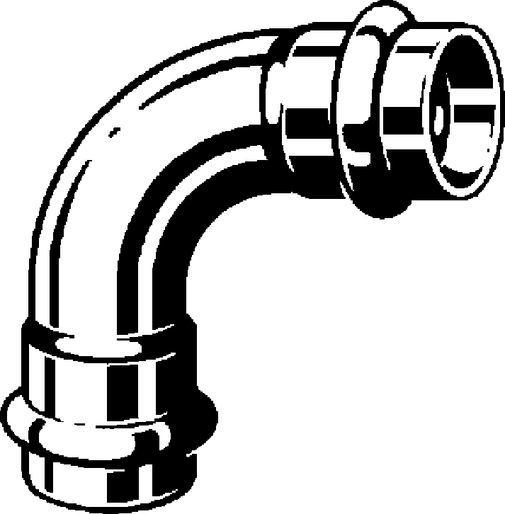 Viega Отвод 90° Sanpress Inox 2316 (435653) 435 653 - Вид №1