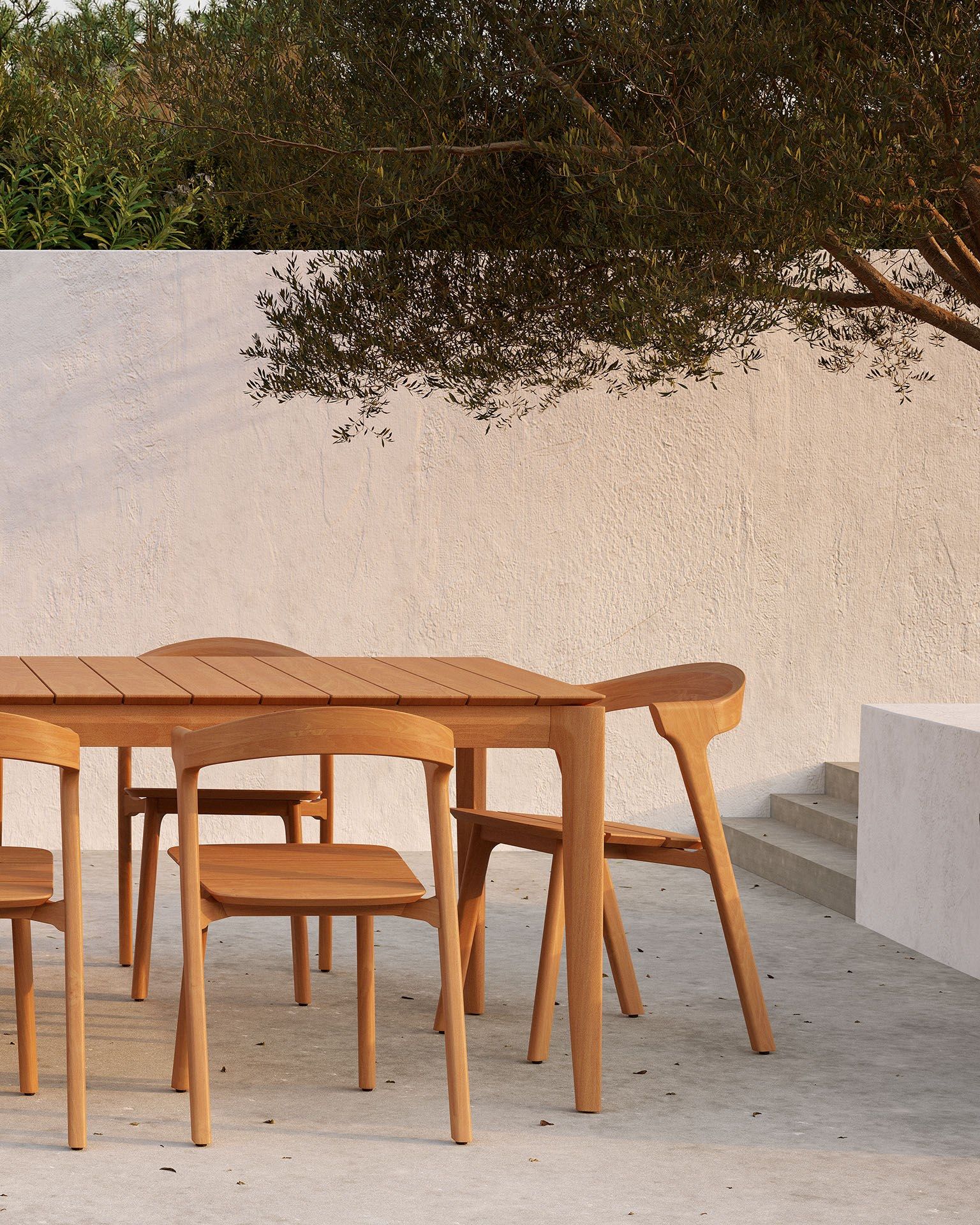 ТИК сад стул с открытой спинкой Ethnicraft Bok ARCH-00043447 - Вид №3