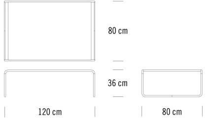 Thonet Низкий журнальный столик для гостиной B 20 sun-id-1358176 - Вид №6