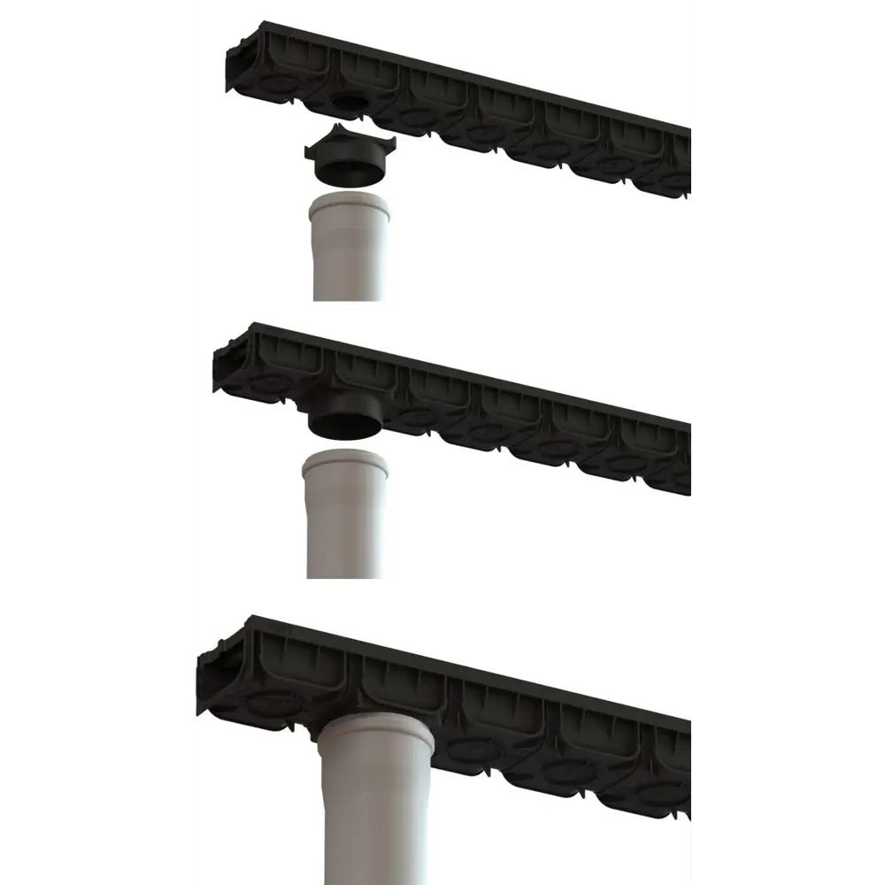 Лоток Standartpark Spark 2 пластиковый 1000x125x70 мм со стальной решеткой 84347370 STLM-2020804  - Вид №4