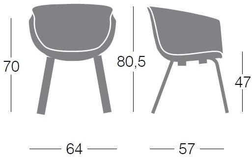 Segis Мягкое кресло для ресторана Derby I0038  - Вид №1