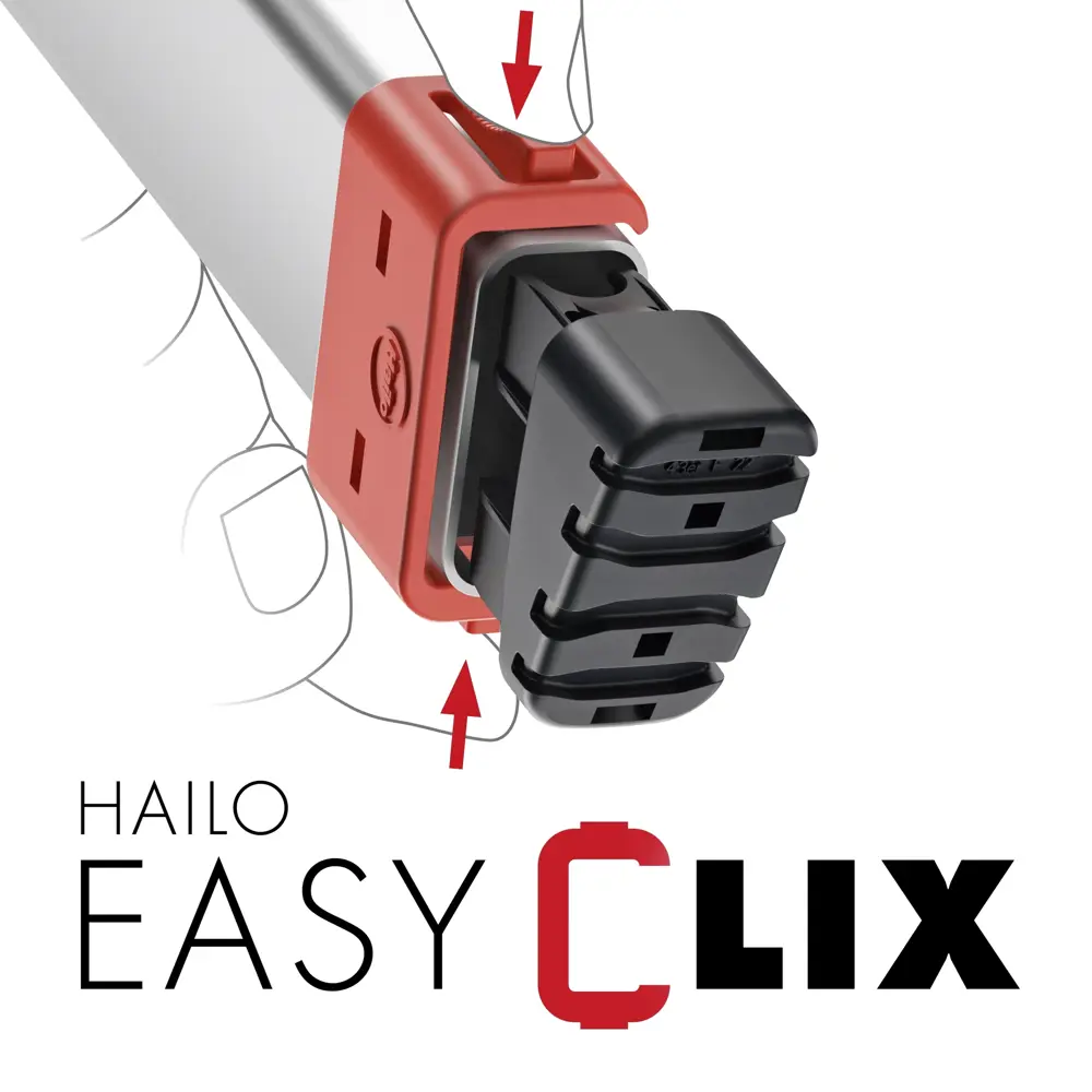 Стремянка алюминиевая с крючком Hailo 3 ступени 10756856 STLM-2130447 Santreyd  - Вид №7