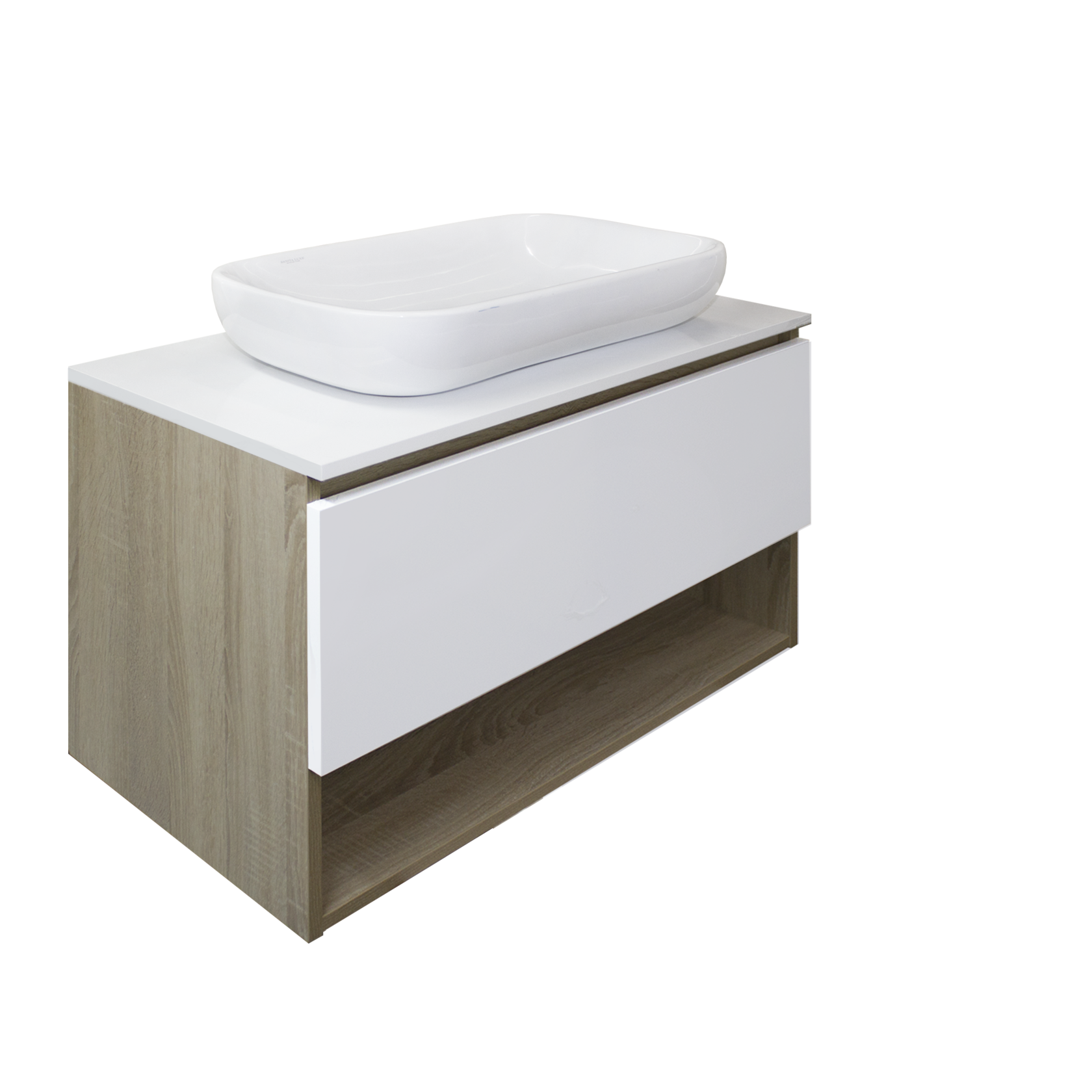 Тумба подвесная Infinity 80-10 дуб SANITA LUXE INFSLCW80251W1 - Вид №9