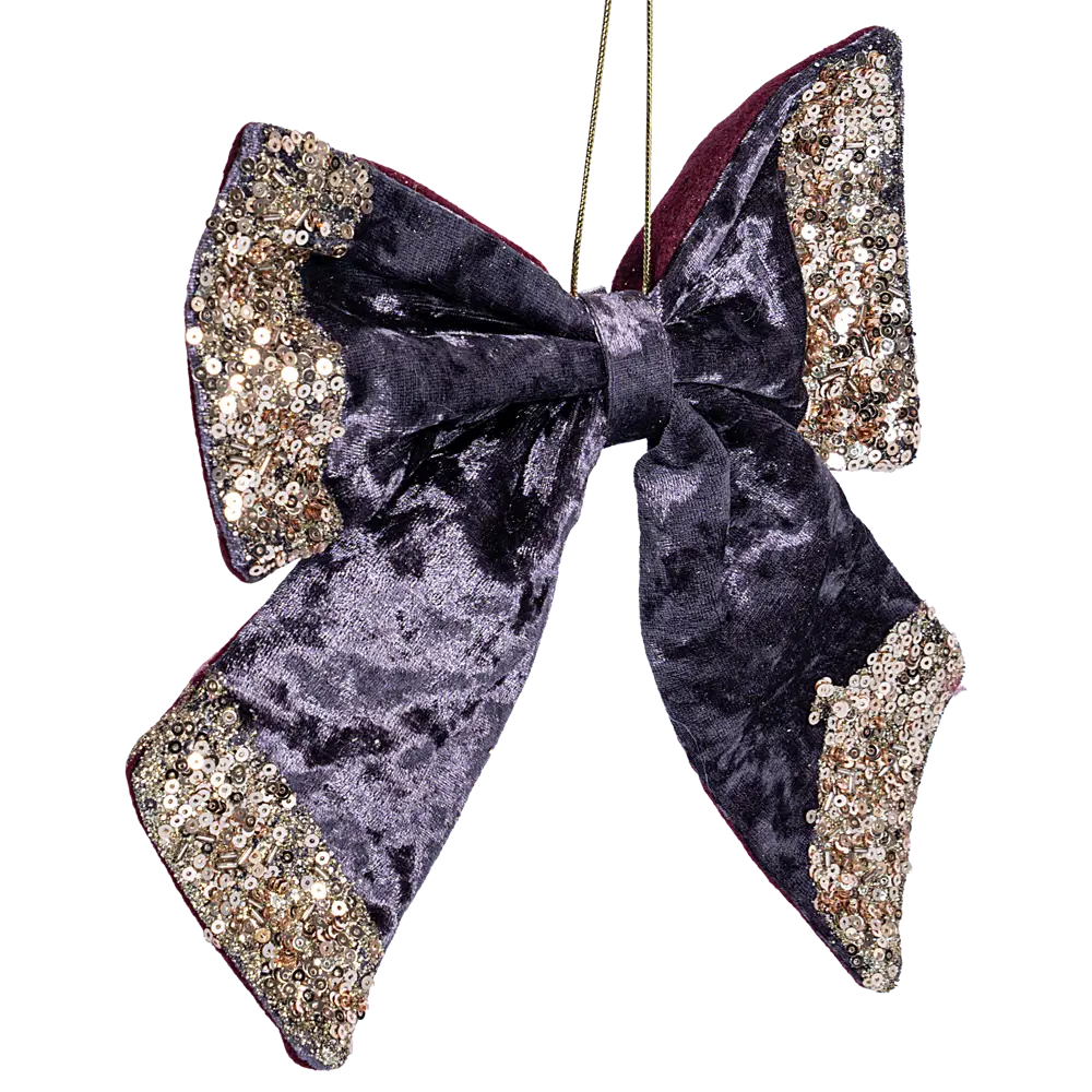89368971 Украшение декоративное Бант 22x20 см фиолетовый STLM-1408458 Santreyd  - Вид №1