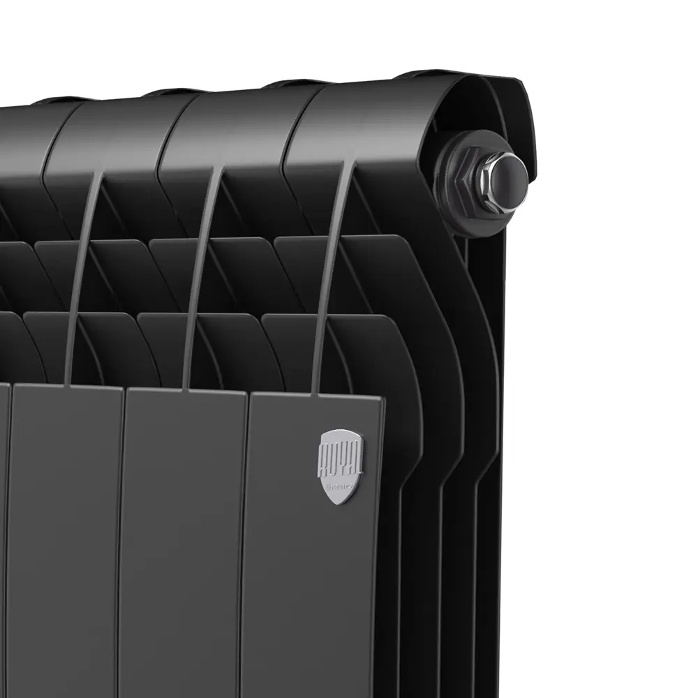Royal Thermo BiLiner B 500 - биметаллический радиатор черный 6 секций 89426242 STLM-1578503 - Вид №2