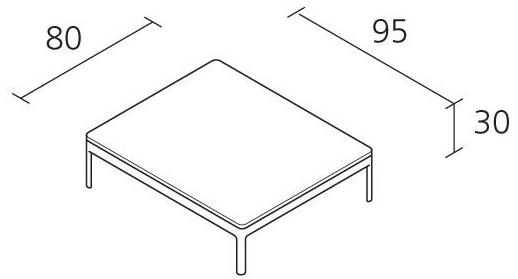 Alias Прямоугольный журнальный столик Aluzen sun-id-1432375 - Вид №1