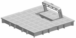 First Corporation Крышка с противоударной ручкой из ПВХ First plast Scdpm20g