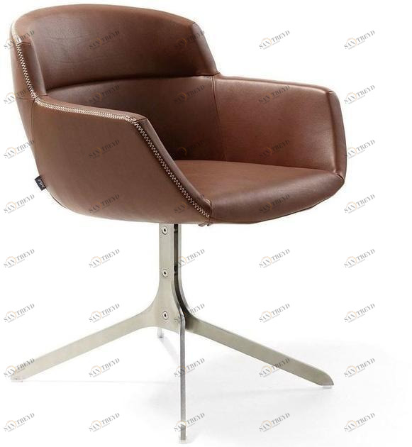 Artifort 4-спицевое кожаное кресло Mood sun-id-1485854