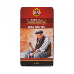 3722012001PL Набор акварельных карандашей в мет.коробке 12 цв. KOH-I-NOOR Hardtmuth