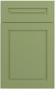 Фасады для кухни Модерн Фрезеровка «Ла Дефанс» 802 Зеленый