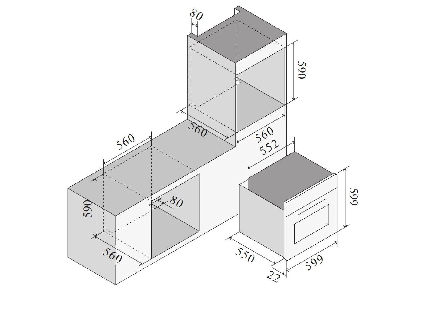 Электрическая многофункциональная печь Ilve Professional Plus ARCH-00142215 - Вид №1