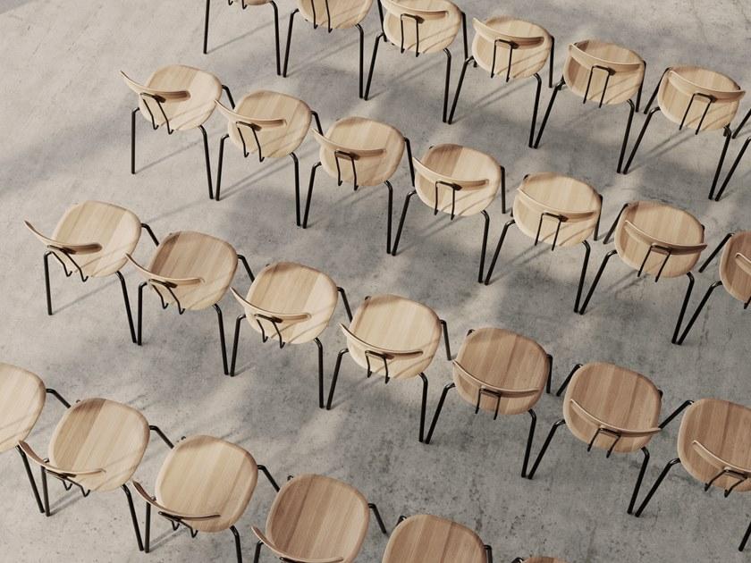 ZEITRAUM Штабелируемый стул из фанеры Okito sun-id-1453322 - Вид №6