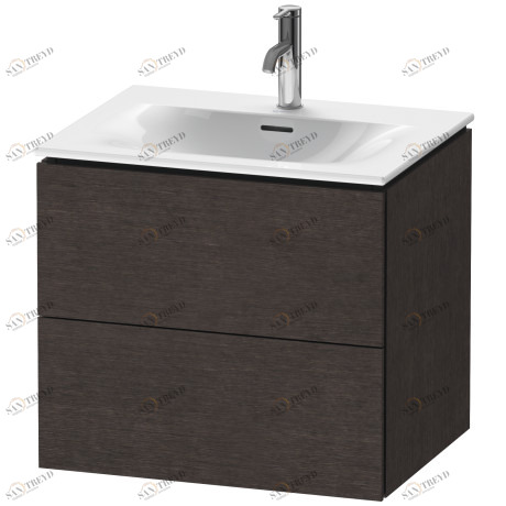 LC630507272 L-Cube Тумбочка подвесная Дуб брашированный, натуральный шпон Duravit