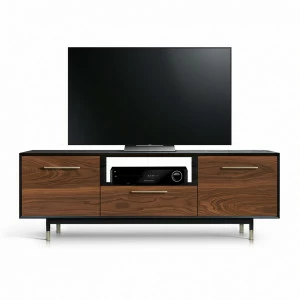 Тумба под телевизор с ящиком американский орех Impala ACWD IMPALA 00-3981933 Коричневый;черный