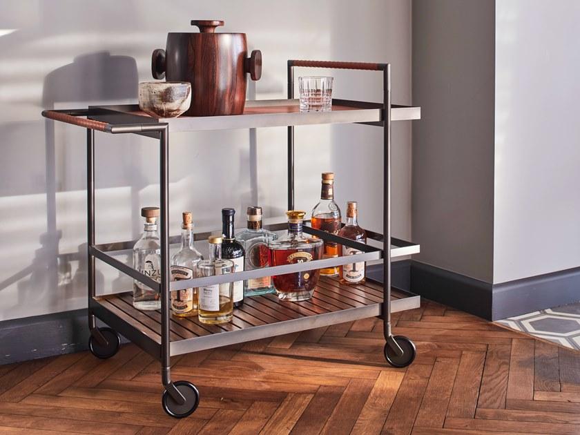 more Барная тележка из металла и массива ореха Harri sun-id-1398975 - Вид №3