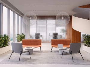 Тканевое кресло