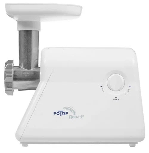 5354165 Мясорубка электрическая Ротор ДИВА Люкс 35/300-1 белый STDN-0005732 - Вид №1