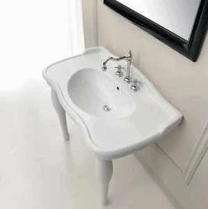 42649 Подвесная раковина настенная овальная   белая